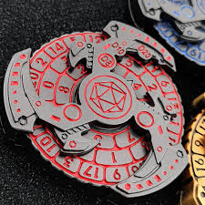 Metal Spinner Dice - Red